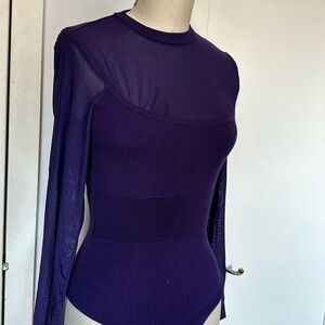 Express body suit in the most beautiful purple!! 🟣